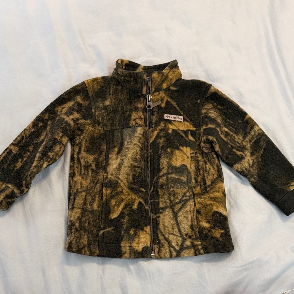 Columbia Kids 18/24M Camouflage Fleece Jacket SEE DESCRIPTION